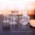 borosilicate jars bamboo lids stocked 450ml cylinder glass jar food grade